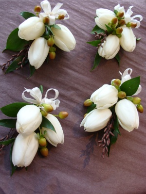 Tulip corsages